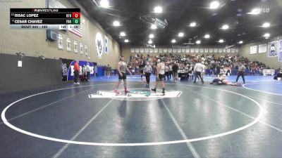 190 lbs Cons. Semi - Issac Lopez, North vs Cesar Chavez, Foothill