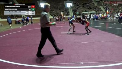 125 lbs Cons. Round 2 - Joseph Keeler, Keiser University vs Quentin Benjamin, Unattached