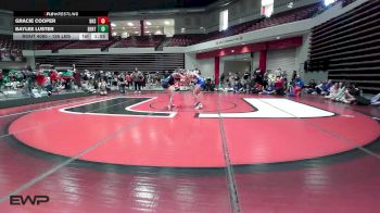 155 lbs Semifinal - Gracie Cooper, Bixby Girls HS vs Baylee Luster, Bentonville West Girls