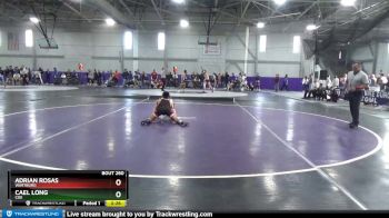 125 lbs Cons. Round 3 - Adrian Rosas, Wartburg vs Cael Long, Coe