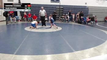 105 lbs Round 4 - Jalen Valencia, Cougar Wrestling Club vs Christine Chambers, Capital Wrestling Club