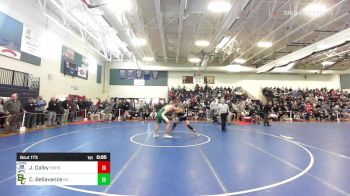 195 lbs Consi Of 8 #2 - Justin Colby, Hollis Brookline vs Charlie Bellavance, Bishop Guertin