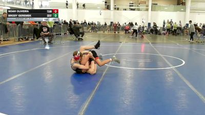94 lbs Consi Of 8 #1 - Noah Oliveira, Team Tugman vs Brody Geremek, Southside WC