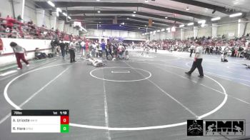 78 lbs Rr Rnd 2 - Austin Urioste, NM Bad Boyz vs Ryan Hare, Stout Wrestling Academy