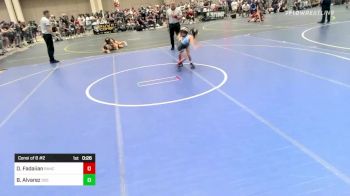46 lbs Consi Of 8 #2 - Dario Fadaiian, Rancho Bernardo WC vs Bryan Alvarez, 505 Wc