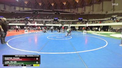 National 6-8 80 Semifinal - Luke Miller, Great Bridge Wrestling Club vs Hunter Young, Guerrilla Wrestling (GWA)