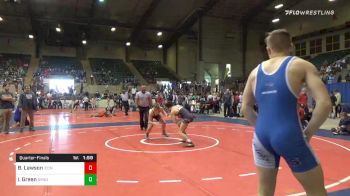 130 lbs Quarterfinal - Brooks Lawson, Icon vs Isaac Green, Grindhouse Wrestling