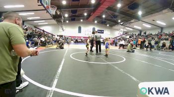 46 lbs Consi Of 8 #2 - Ryder Aguilar, Newkirk Takedown Club vs Brooks Grayson, Raw Wrestling Club