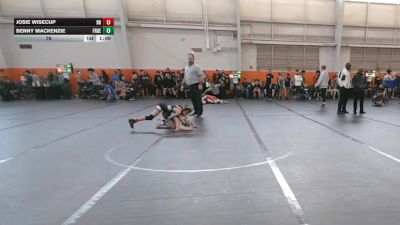 76 lbs Round 1 (4 Team) - Josie Wisecup, Dayton Bandits vs Benny MacKenzie, FORGE