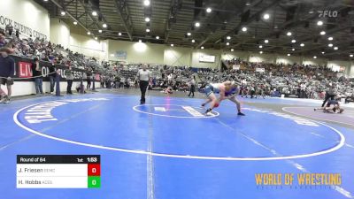 170 lbs Round Of 64 - Joshua Friesen, Salem Elite Mat Club vs Hunter Hobbs, Upper Valley Aces