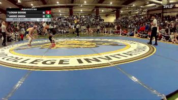 132 lbs Semifinal - Andre Green, Churchill County vs Logan Goode, Boulder City
