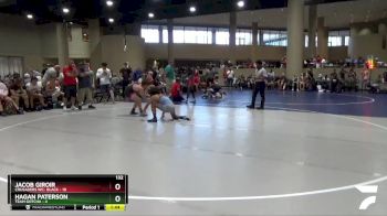 132 lbs Round 2 (6 Team) - HAGAN PATERSON, Team Gotcha vs Jacob Giroir, Crusaders WC- Black