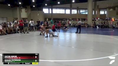 132 lbs Round 2 (6 Team) - HAGAN PATERSON, Team Gotcha vs Jacob Giroir, Crusaders WC- Black