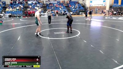 285 lbs Round 3 - Gavin White, Gretna vs Josiah Uma, Kearney JV