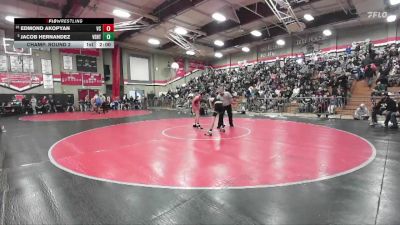 106 lbs Champ. Round 2 - Jacob Hernandez, Ventura vs Edmond Akopyan, Village Christian