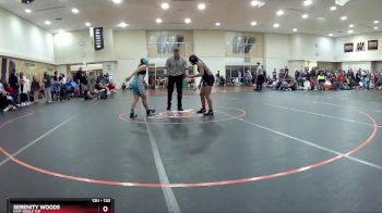 120 lbs 7th Place Match - Jordan Harris, Perry Meridian Wrestling Club vs Serenity Woods, East Noble TUF