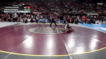 105 lbs Champ. Round 1 - Paylynn Childers, Moscow vs Sophia Contreras, Skyview