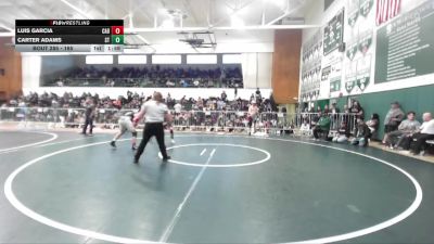 165 lbs Champ. Round 2 - Luis Garcia, Cabrillo (Long Beach) vs Carter Adams, South Torrance