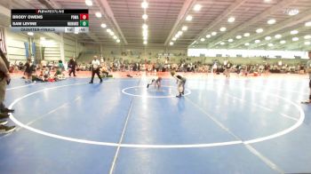 56 lbs Quarterfinal - Brody Owens, POWA vs Sam Levine, Warhawks
