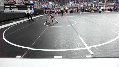 63.7-69.3 lbs Round Of 16 - Savina Burgo, Team Tulsa Wrestling Club vs Bailey Flanigan, Bulls WC