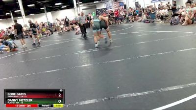 138 lbs Round 5 (6 Team) - Danny Metzler, Pursuit WA vs Bode Gates, Spear Mat Club