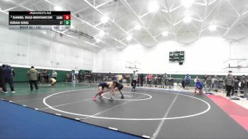 132 lbs Champ. Round 1 - Kiran King, South Torrance vs Daniel Diaz-Bentancor, Santa Monica