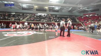 46 lbs Consi Of 8 #1 - Levi Cherry, Berryhill Wrestling Club vs Lucien Dohn, Skiatook Youth Wrestling