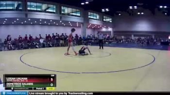 138 lbs Round 1 (8 Team) - Logan Uhlman, Adams Central Jets vs Demetrios Saliaris, Montana Senior