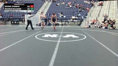 157 lbs Cons. Semi - Michael Shannon, Southeastern vs Brandon Bollinger, Missouri Baptist University