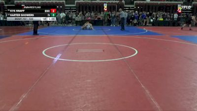 123 lbs Champ. Round 1 - Karter Showers, Falls Academy vs Kye Knaff, Shepherd Wrestling Club