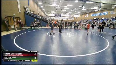 76 lbs Cons. Round 4 - Kelton King, Top Of Utah vs Timmy Crittenden, South Summit Wrestling Club