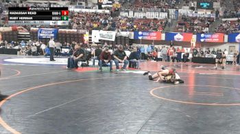 G - 155 lbs Cons. Round 3 - Ruby Herman, Choteau (Girls) vs Hadassah Read, Ronan (Girls)