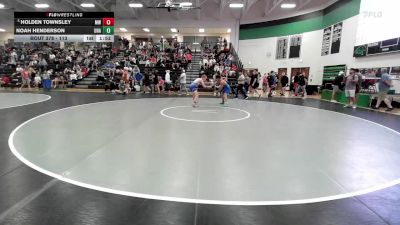 113 lbs Champ. Round 3 - Holden Townsley, Millard West vs Noah Henderson, Unaffiliated