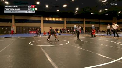 165 lbs C Of 8 #1 - Joseph Cangro, Harvard vs Matthew Olguin, Oregon State