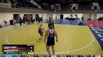 195 lbs Cons. Round 3 - Carson Weber, Holmen vs Darren Spencer, Cambridge-Isanti