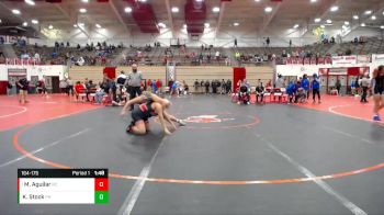 164-175 lbs Round 3 - Michelle Aguilar, Rensselaer Central vs Kalli Stock, Pendleton Heights