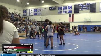 116 lbs Quarterfinal - Shiloh Ahrens, Arnold O Beckman vs Stephanie Ortiz, Villa Park High School