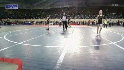 94 lbs Round Of 16 - Hannah Stephenson, Cleveland Public Schools vs Harlee Bowline, Coalgate