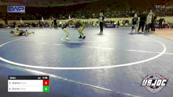 80 lbs 5th Place - Kaygan Walton, Prodigy Elite Wrestling vs Alexcia Duran, South Central Punisher Wrestling Club