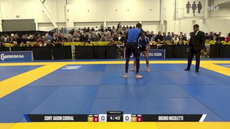Bruno Nicoletti vs Cory Jason Corral 2025 World IBJJF Jiu-Jitsu No-Gi Championship
