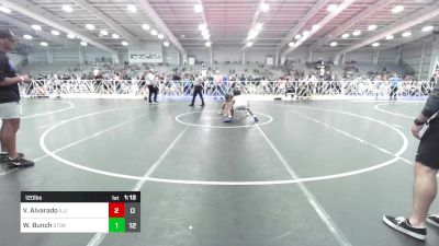 120 lbs Rr Rnd 2 - Victor Alvarado, Illinois Cornstars Yellow vs Wyatt Bunch, Storm Wrestling Center