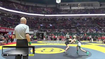 D1-106 lbs Champ. Round 1 - Brody Palm, Harrison vs Emeric McBurney, Mass. Perry