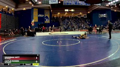 120 lbs Cons. Round 4 - Caitlin Rankin, Riverbend vs Savannah Witt, Palisades