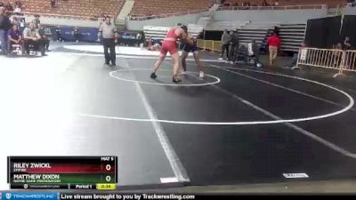 D3-175 lbs Cons. Round 1 - Matthew Dixon, Notre Dame Preparatory vs Riley Zwickl, Empire