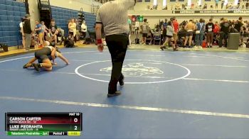 110 lbs Round 1 (6 Team) - Carson Carter, Cocoa Beach WC vs Luke Piedrahita, Finger Lakes Elite