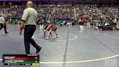 3A 113 lbs Cons. Round 1 - Camorie Townsend, Southern Guilford vs Cole Hunt, Jacksonville