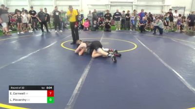 90-J lbs Round Of 32 - Eli Cornwell, VA vs Landon Piovarchy, OH