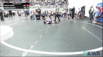 64 lbs Round Of 16 - Oakley Blood, Watonga Youth Wrestling vs Gunnar Ratciff, Prime Wrestling