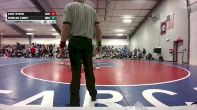 144 lbs Cons. Round 3 - Sam Taylor, Douglas vs Thomas Carey, Kelly Walsh