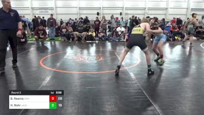 110 lbs Round 3 - Brody Reams, Grindhouse Wrestling Club vs Hunter Rohr, Jacket Wrestling Club